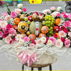 GIỎ HOA QUẢ - GHQ001